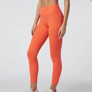 VUORI Stride Legging Pomelo Womens Performance High Rise Sz L NEW